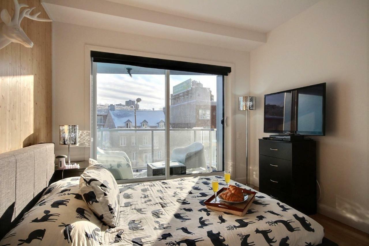 Le Kameleon 318 : Interieur Parking, Rooftop Terrace, Gym Québec Exteriör bild